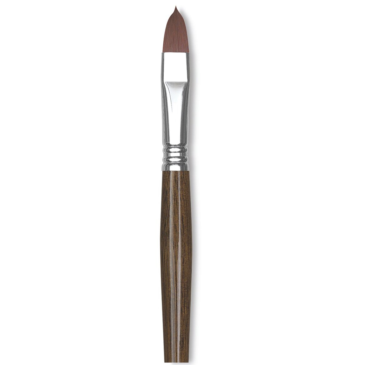 Escoda Primera Series 1960 Artist Watercolor and Acrylic Paint Brush,  Synthetic Maroon Teijin Filament, Filbert, Size 16 Size 16 Filbert