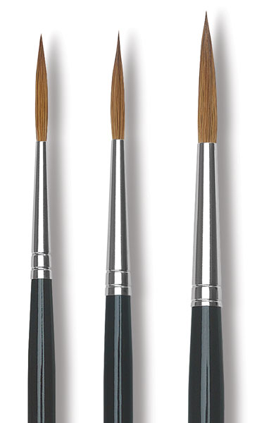 da Vinci Brushes 5598 Casaneo Round (Sizes 0,1,2,3,4) Artist Brush Set