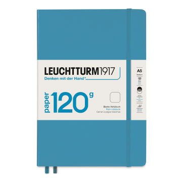 Leuchtturm1917 Edition 120G Notebook - Stone Blue, 5-3/4" x 8-1/4", Blank