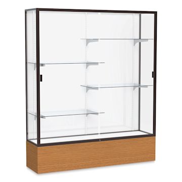 Open in modal - Waddell Reliant Series Display Case - 60", White Back
