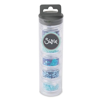 Open in modal - Sizzix Sequins and Beads - Bluebell - front of packaging