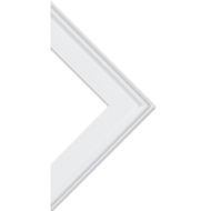 Blick Simplon Frame, 3-1/4”-9” x 12” x ½”, White