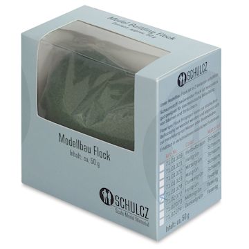 Open in modal - Schulcz Scale Model Foliage - Sponge Flock, Dark Green, 50 g (front of box)