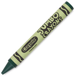 Crayola Jumbo Crayons-Single Green Crayon shown