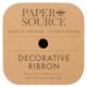 Paper Source Satin Ribbon - Antique Gold, 1" x 10 yds, front of package