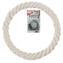 Pepperell Cotton Rope Wrapped Wreath - 8"