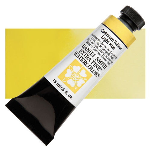 Cadmium Yellow Medium Hue Watercolor - DANIEL SMITH Artists' Materials