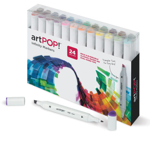 Double-Sided Illustration Markers 21-Pack