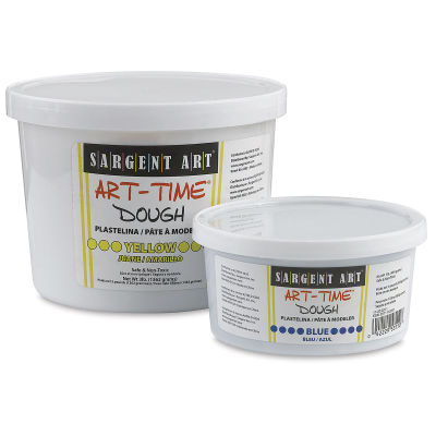 Sargent Art-Time Dough - Blue and Yellow tubs of Dough
