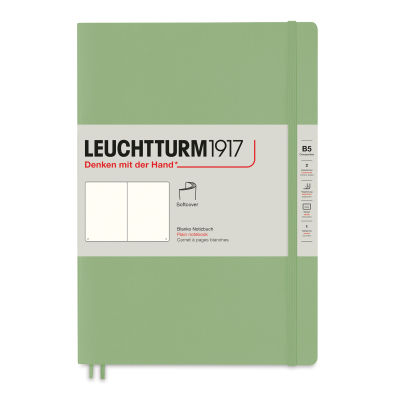 Leuchtturm1917 Blank Softcover Notebook - Sage, 7" x 10"