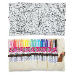 Tulip Fabric Markers Roll-Up Kit (Kit contents)