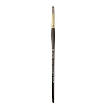 Open in modal - Winsor & Newton Monarch Mongoose Brush - Round, Long Handle, Size 12