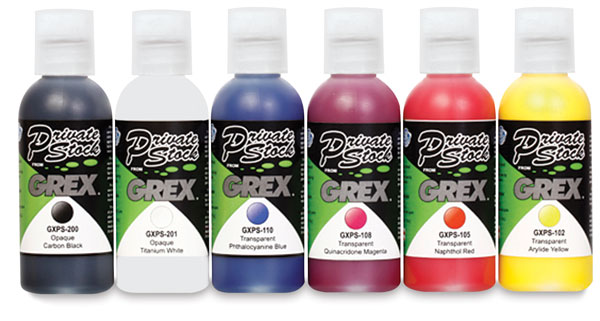 Grex Private Stock Airbrush Paints and Sets | BLICK Art Materials