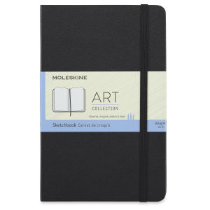 photo of a Moleskine Art Plus, Pocket Size sketchbook for artists