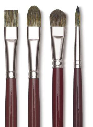 Da Vinci Black Sable Brushes