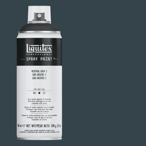 Liquitex Professional Spray Paint 400 mL, Iridescent Rich Silver