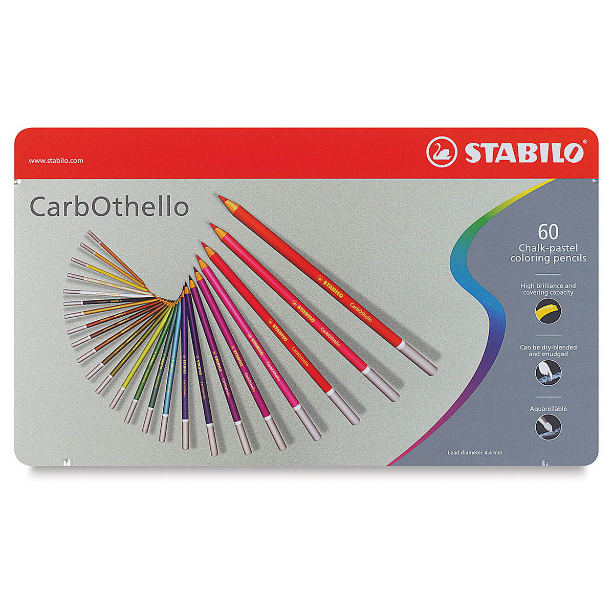 STABILO Carbothello Chalk Pastel Colouring Pencils - Penfax