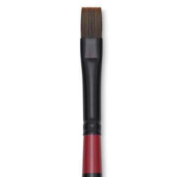 Utrecht Manglon Synthetic Brush-Bright, Size 10, Long Handle