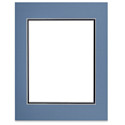 Blick Double Mat - Biscay Blue / Newport Blue, (7-1/2