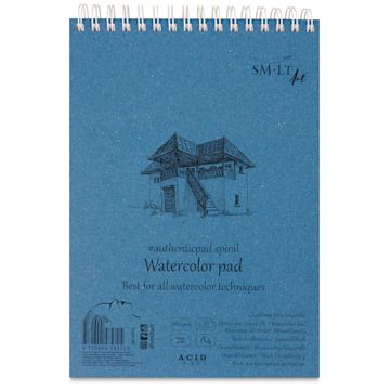 Open in modal - SMLT Art Wirebound Watercolor Pad - 8-1/4" x 11-3/4", front cover