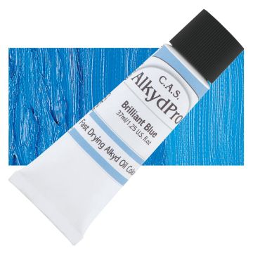 CAS AlkydPro Fast-Drying Alkyd Oil Color - Brilliant Blue, 37 ml tube
