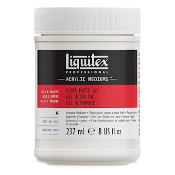 Open in modal - Liquitex Medium - Ultra Matte Gel Medium, Matte, 8 oz bottle