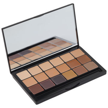 Graftobian HD Glamour Creme Palettes - Angled view of Neutral Super Palette