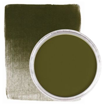 Open in modal - PanPastel Artists’ Painting Pastel - Bright Yellow Green Extra Dark, 680.1, swatch and pan