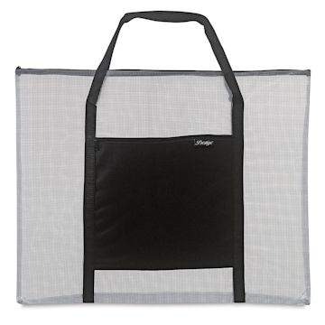 Open in modal - Alvin Deluxe Mesh Bag - 26" x 20" - Side view of empty meshed bag