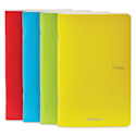 Fabriano EcoQua Staplebound Notebooks - Pkg of 4, Spring Colors, 5.5