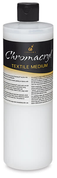 Chromacryl Textile Medium, 16 oz bottle