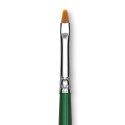 Blick Golden Taklon Brush - Bright, Long Handle, Size 2