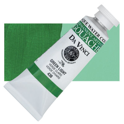 Da Vinci Professional Gouache - Green Light, 37 ml tube