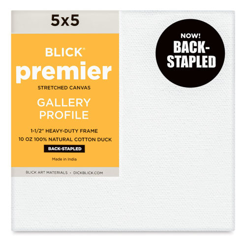 Yes! All Media Cotton Canvas Panel 5x5, (Pack of 3)