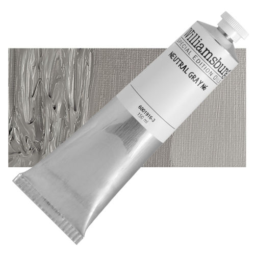 Williamsburg Handmade Oil Paints - Neutral Gray N6, 150 ml tube