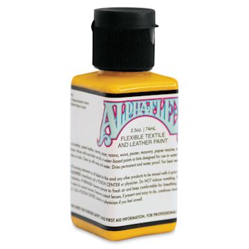 Open in modal - Alpha6 AlphaFlex Textile and Leather Paint - Dark Yellow, 74 ml, Bottle