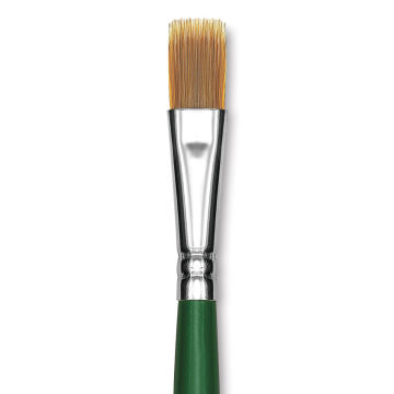 Blick Economy Golden Nylon Brush - Bright, Long Handle, Size 12