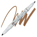 Zebra Mildliner Double Ended Creative Marker - Brown