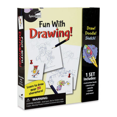 SpiceBox Fun with Drawing Kit (Front of packaging)