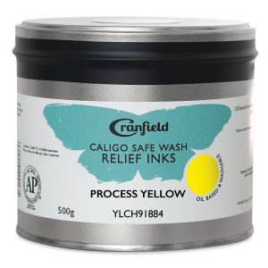 Cranfield Caligo Safe Wash Relief Ink - Process Yellow, 500 g