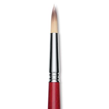 Open in modal - Escoda Opera Takatsu Synthetic Brush - Round, Long Handle, Size 14 close up