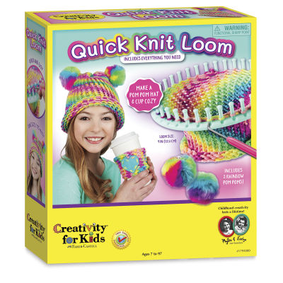 Creativity for Kids Quick Knit Loom Kit - Front of package