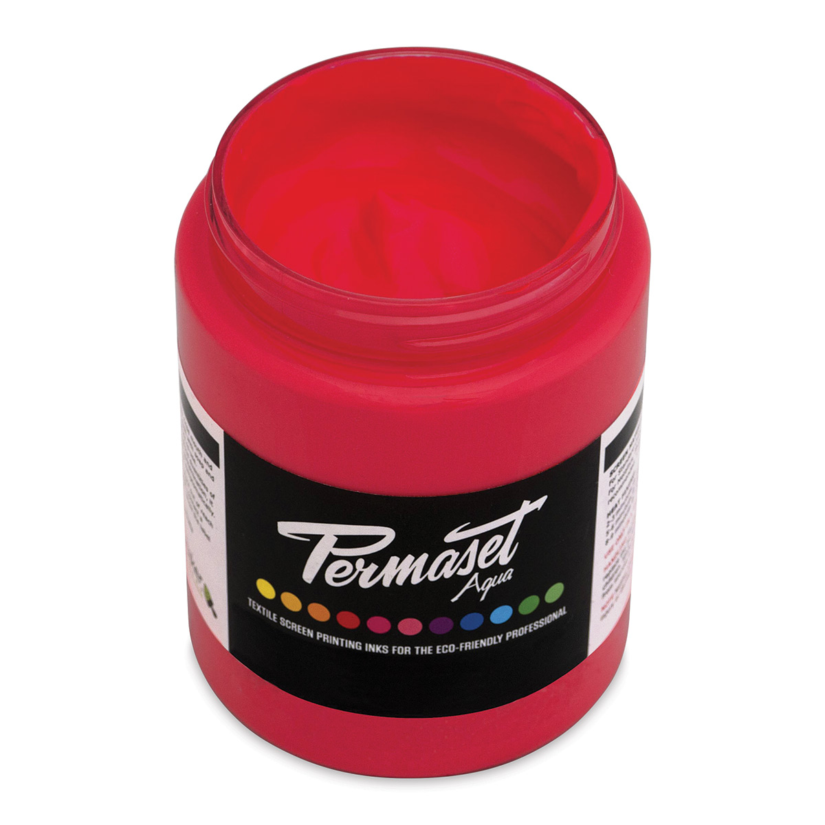 Permaset Aqua Fabric Ink - Glow Red, 300 ml