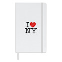 Moleskine Limited Edition I Love NY Notebook - White, 8-1/4" x 5"