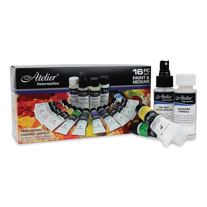 Chroma Atelier Interactive Artists' Acrylics Acrylics and Mediums Set