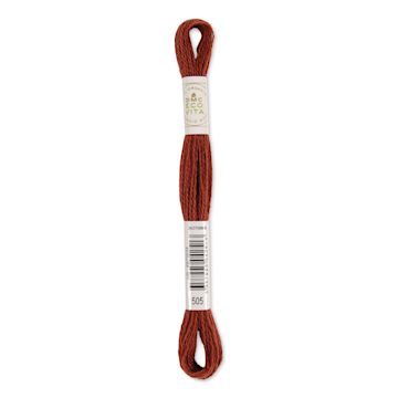 Open in modal - DMC Eco Vita Organic Wool Thread - Ruby Madder, 17-1/2 yds