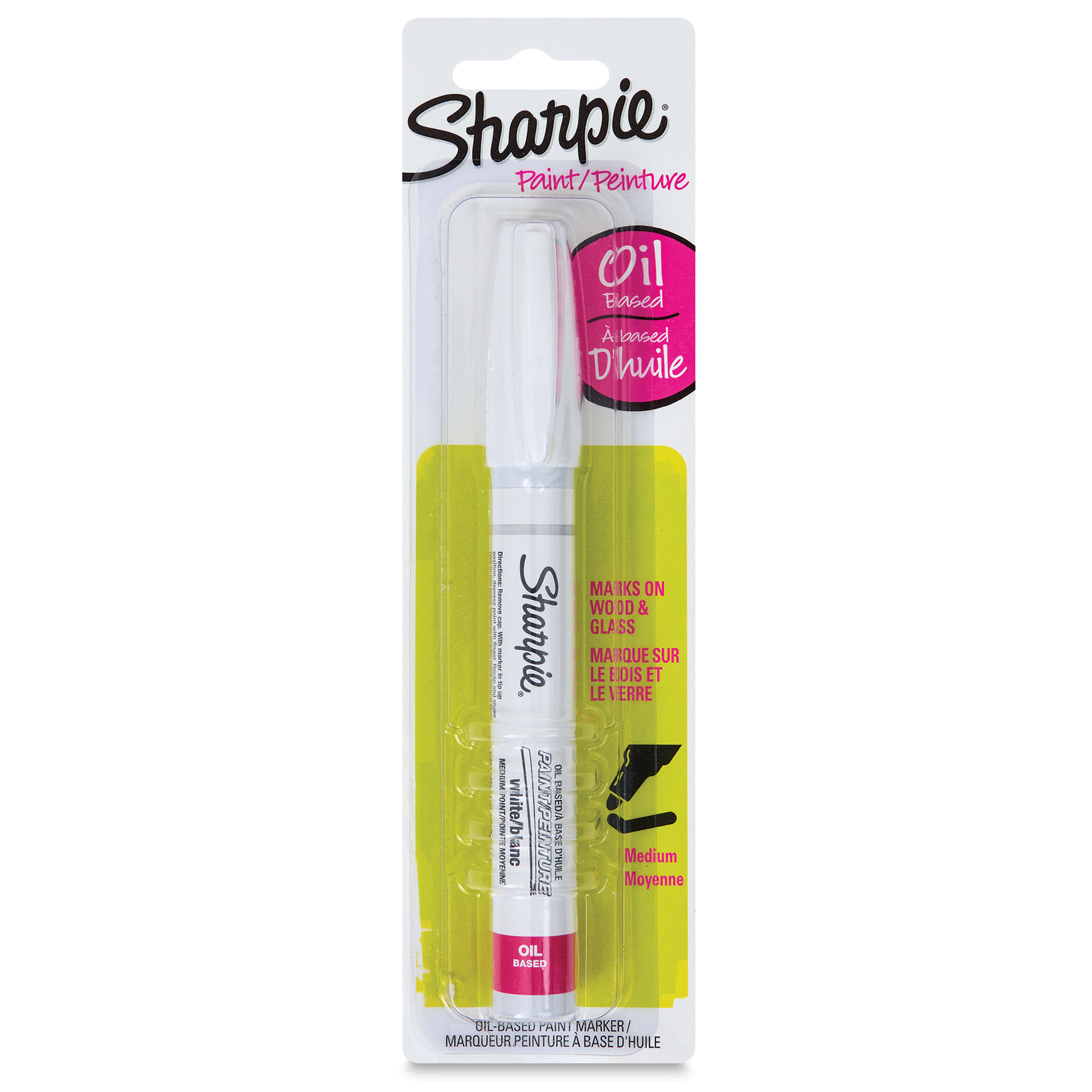 White Sharpie Paint Marker Medium Tip Pen Oil Based UK STOCK FAST