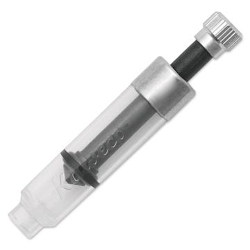 Open in modal - Kaweco Mini Fountain Pen Ink Converter, empty ink reservoir with piston down