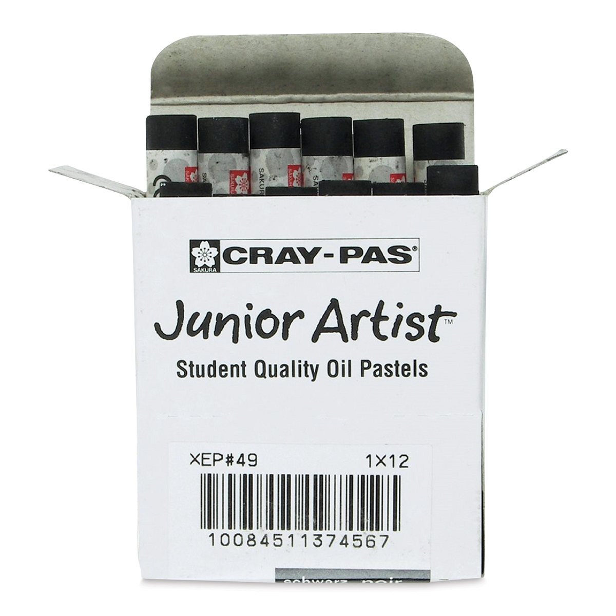 artists´ oil pastel round 8300 ivory black