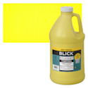 Blick Student Tempera Paint - Primary Yellow, 64 oz bottle